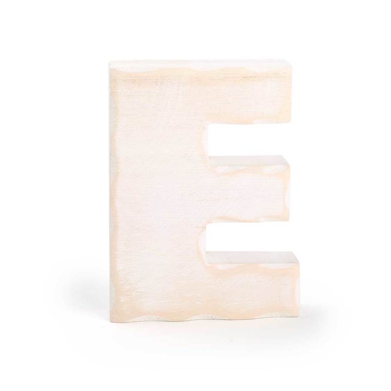 Wooden Letter E