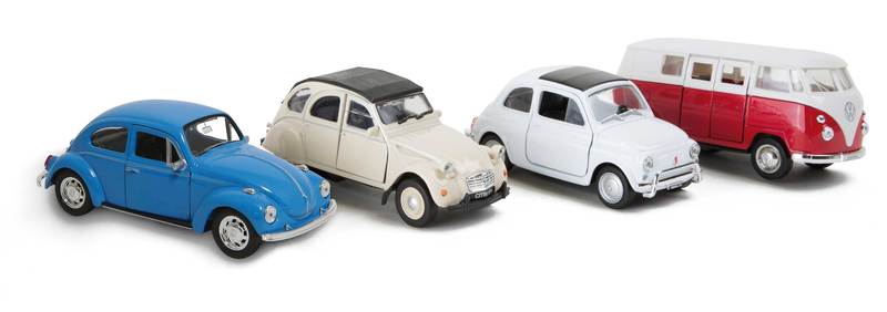 Dspl Modellautos Oldtimerinkl.Rückzug