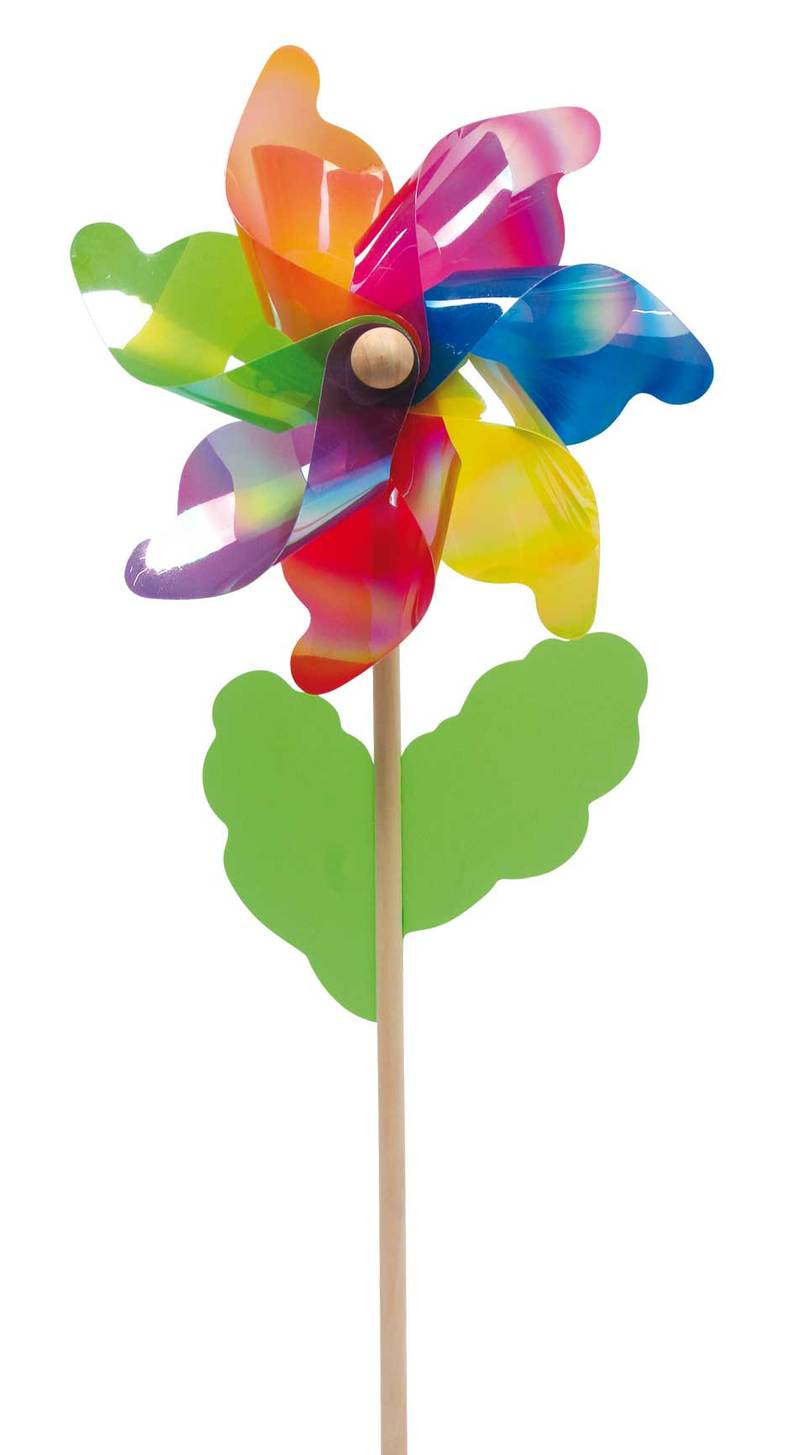 Windrad Blume Lili, 2er Set