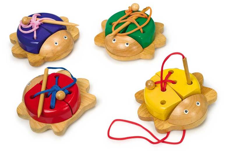 Fädel-Käfer, 4er Set