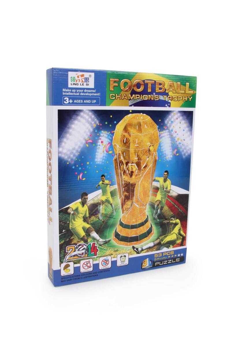 3D Puzzle Fußball Pokal