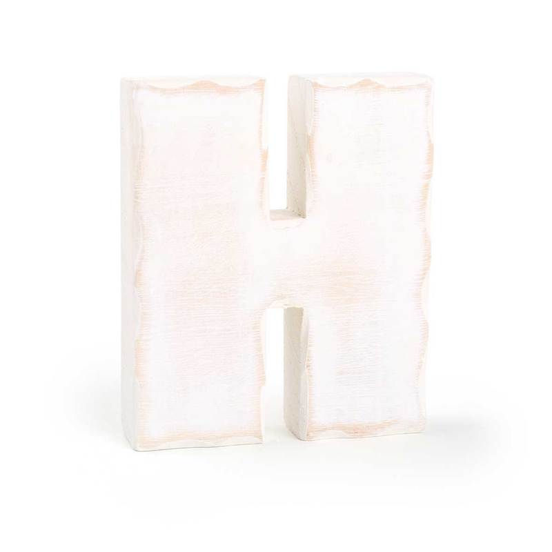 Wooden Letter H