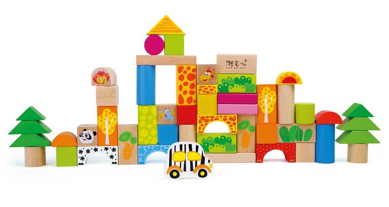 Wooden Blocks Zoo