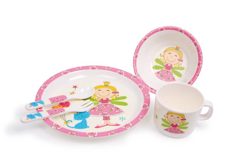 Kindergeschirr Prinzessin, 5 tlg