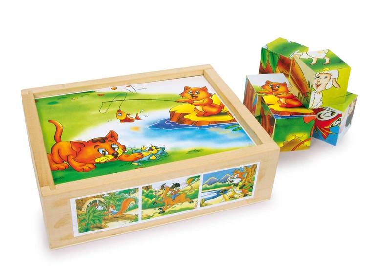 Cube Puzzle Animal-Fun