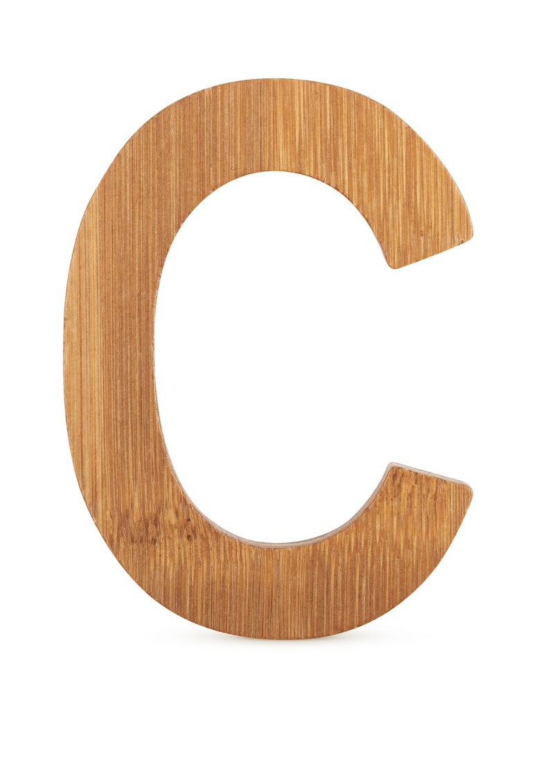 ABC Bamboo Letters C
