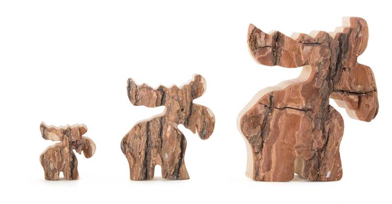 Deko-Elch Familie, 3er Set