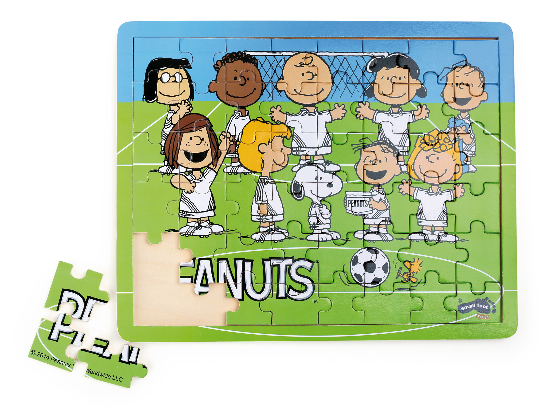 Peanuts Puzzle Fußball