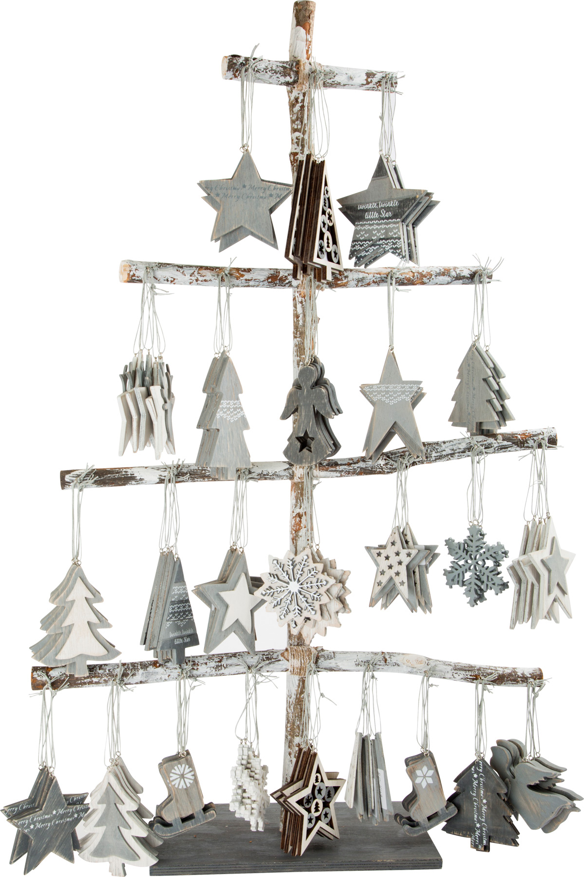 Wooden Decorations Display