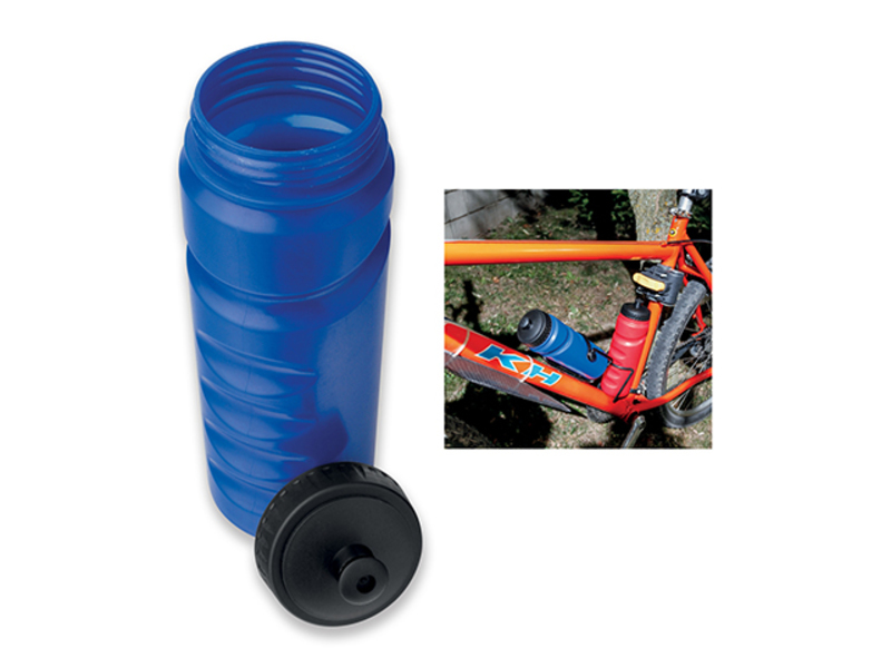 EVANS plastic bike bottle, 750 ml, Blue