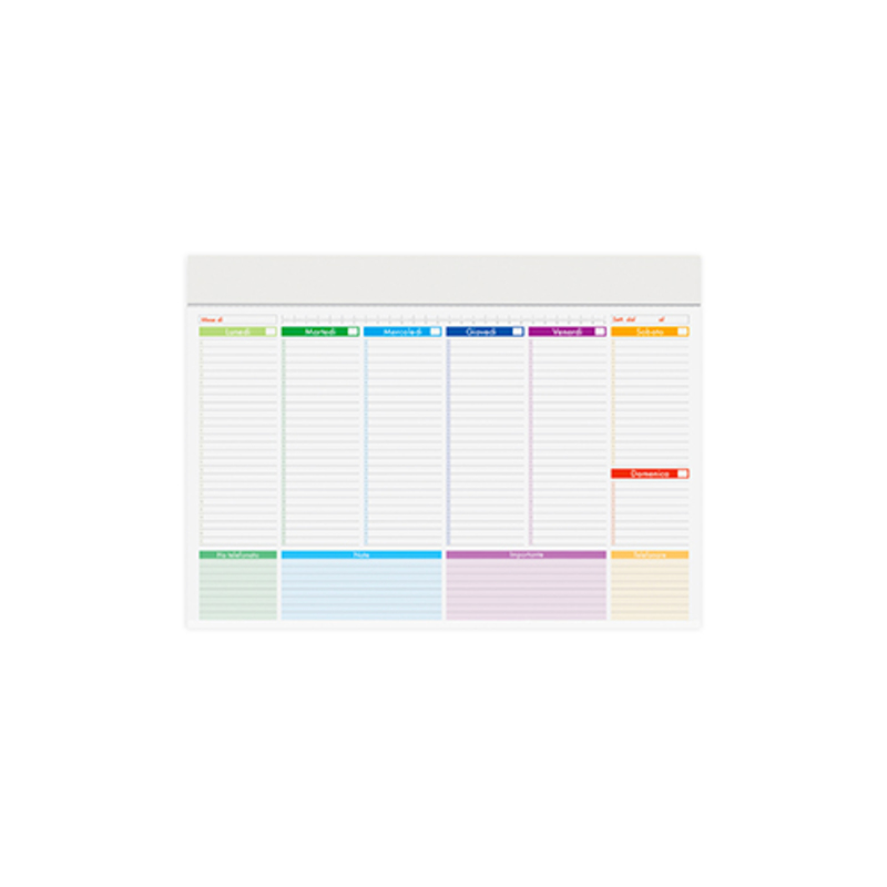 Mini Planning Multicolor