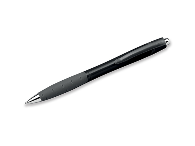 WAVE plastic ball pen, blue refill, Black