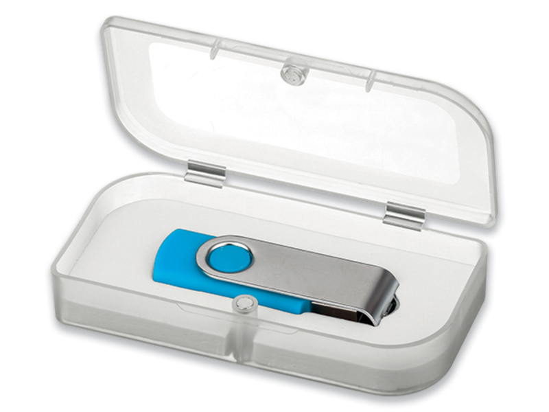 USB BOX I plastic USB FLASH gift box, Transparent