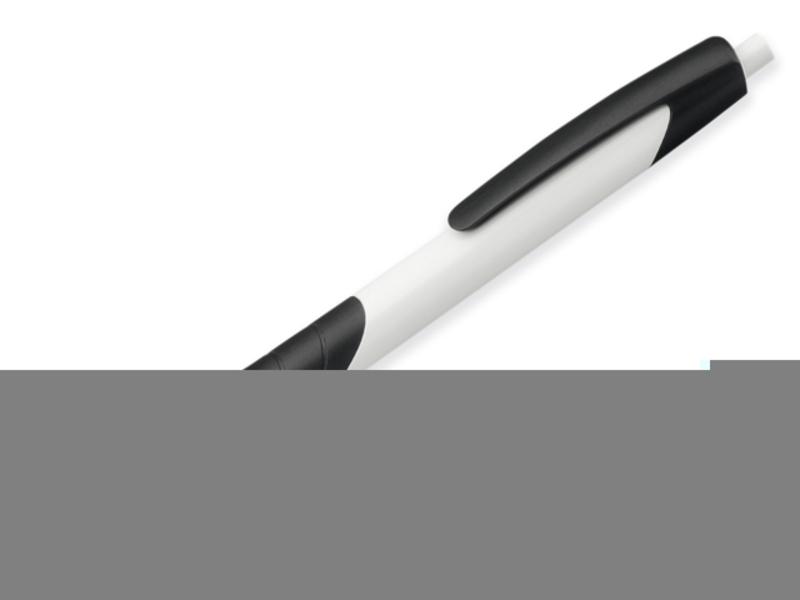 ZELDA plastic ball pen, blue refill, Black