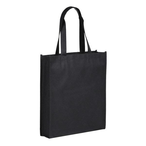 NON shopping bag made of nonwoven fabric, black