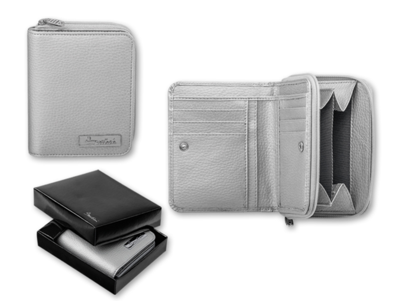 CESSIE women's wallet, SANTINI, Silver