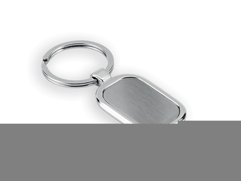 ANATOL II keyring, Satin silver