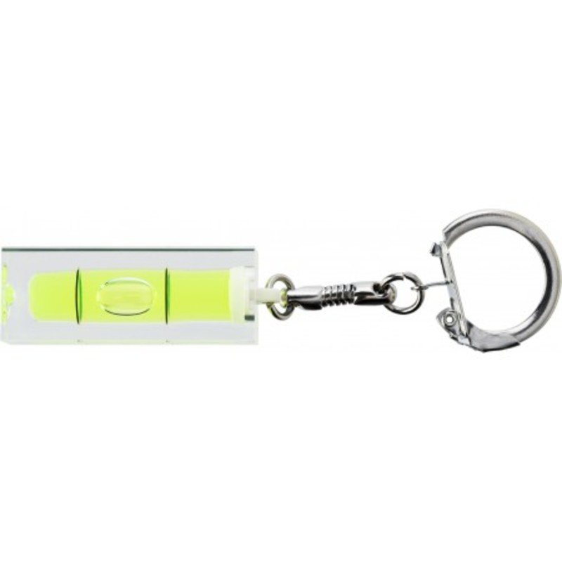 Spirit level with keychain