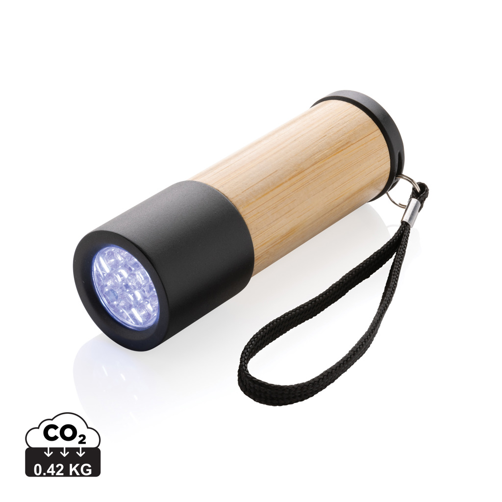Bamboo and RCS certfied recycled plastic torch
