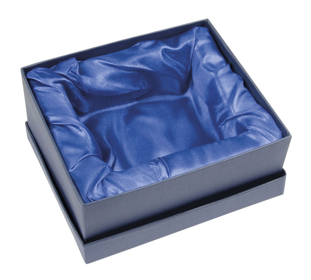 BLUE BOX SATIN BLUE 200X180X60 MM