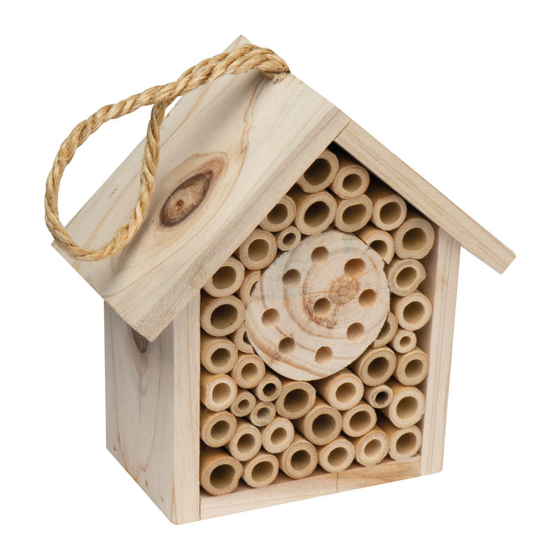 Wooden insect hotel 