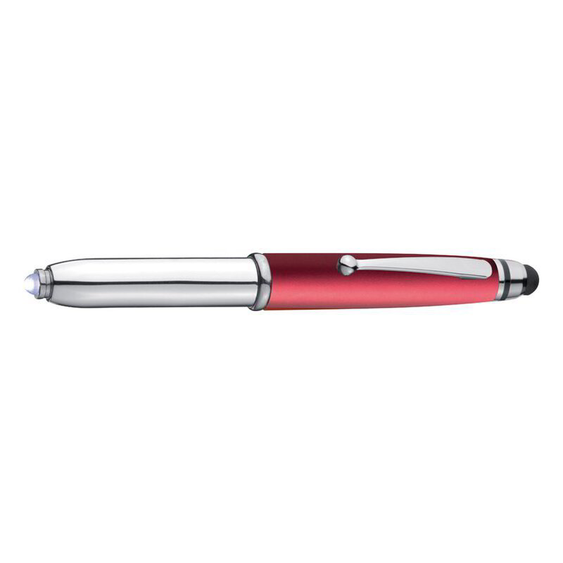 Ball pen with touch function and LED