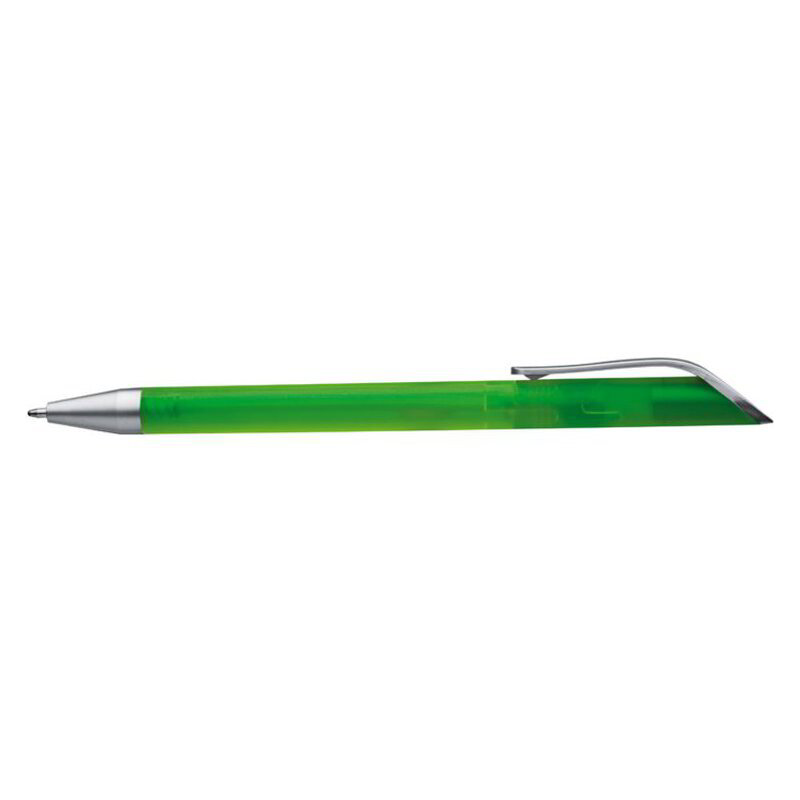 Frosted plastic ball pen with 
