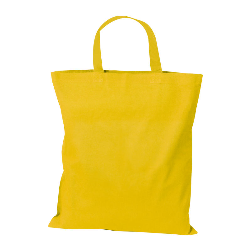 Cotton bag with short handles