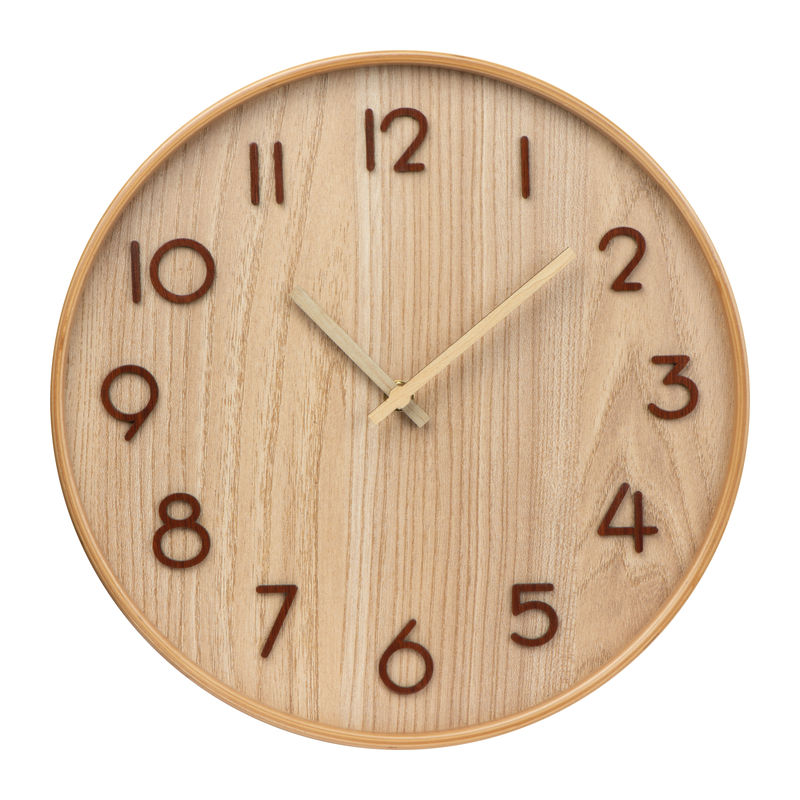 Wooden wall clock