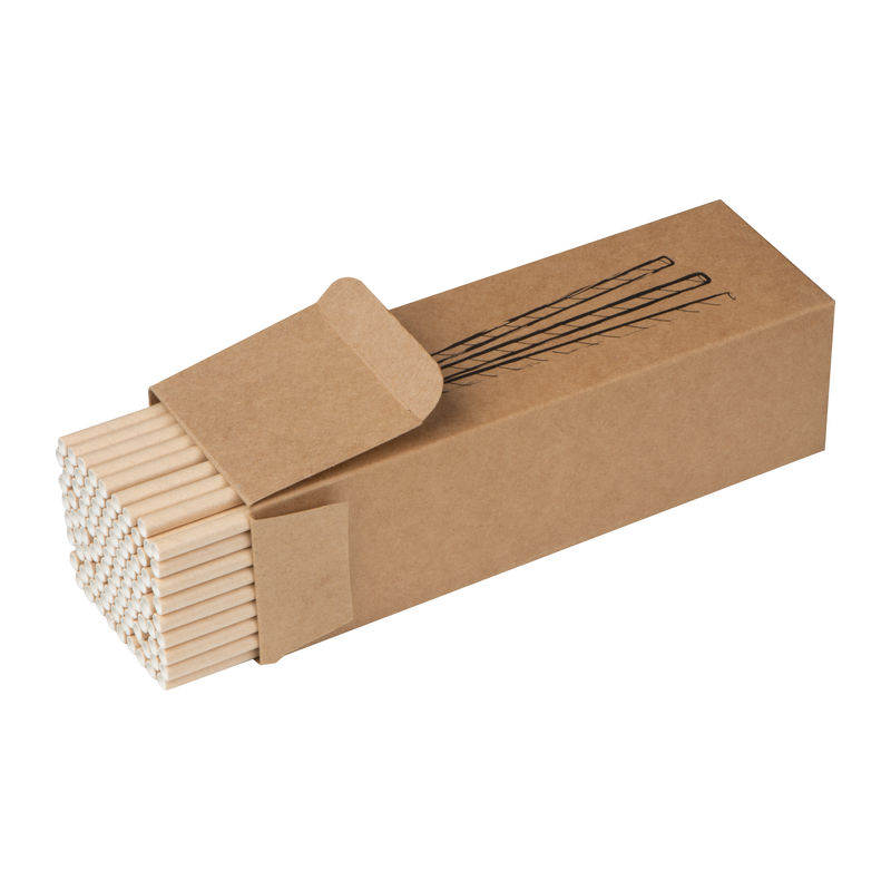 Set of 100 paper drink straws