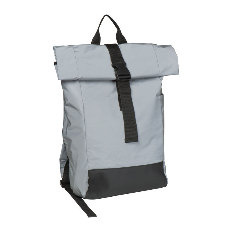 Reflective courier rucksack