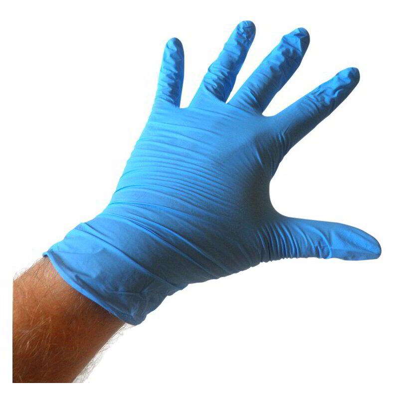 Nitril medical gloves, size L