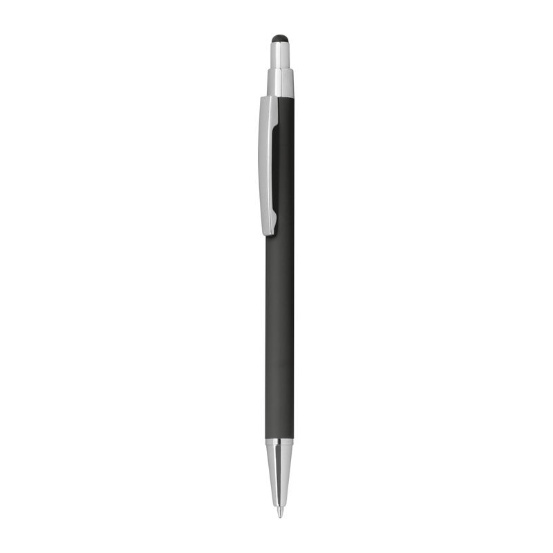 Metal ballpen with rubber finish 
