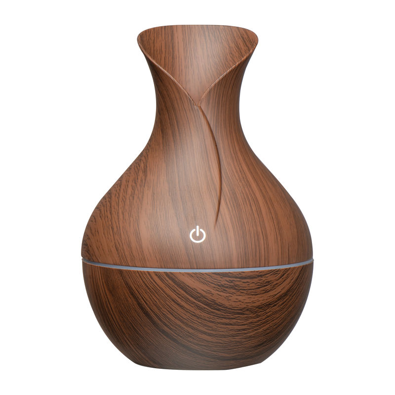 Humidifier with dark wood look, 130 ml