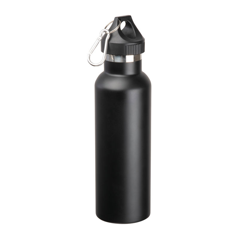 Vacuum flask, matt, 500ml with carabiner