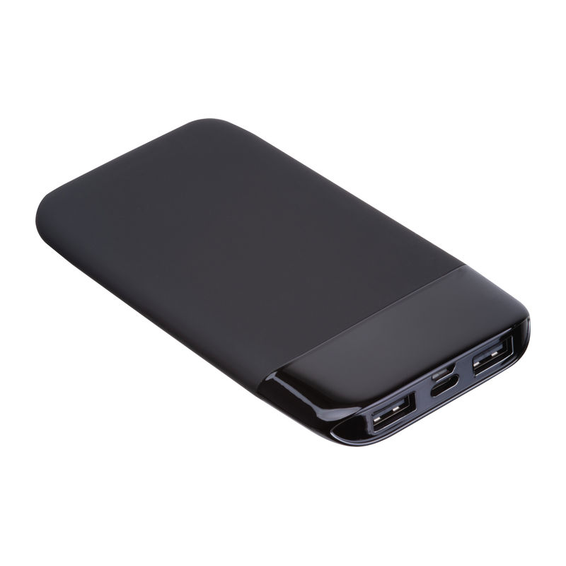 8000 mAh powerbank with illuminated logo
