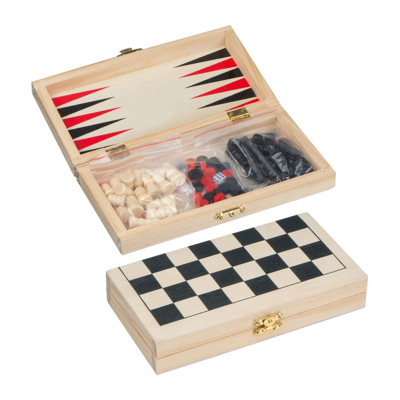 Backgammon - chess - draughts game