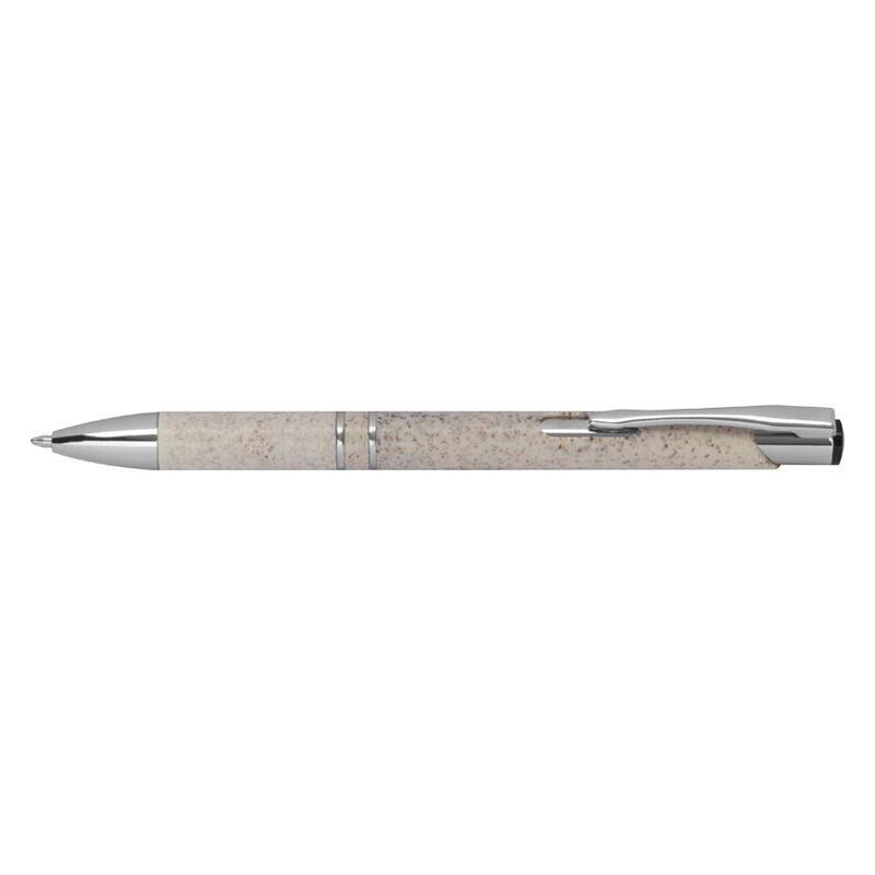 Nature ballpen with silver applications