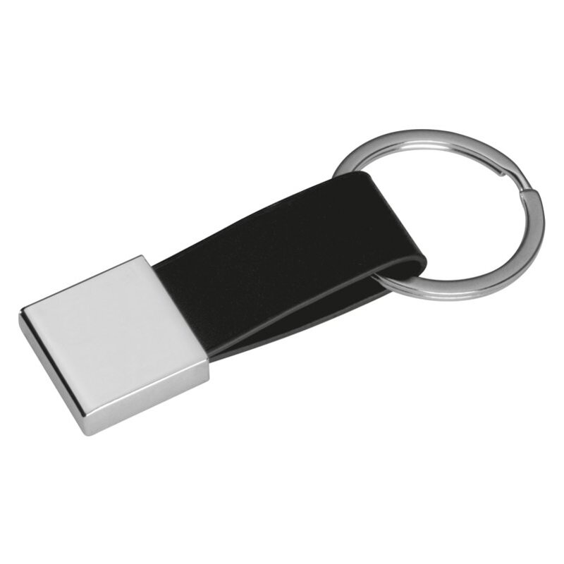 Keychain with imitation leather strap