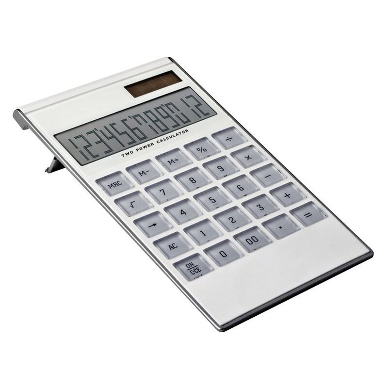 12-digit dual-power calculator