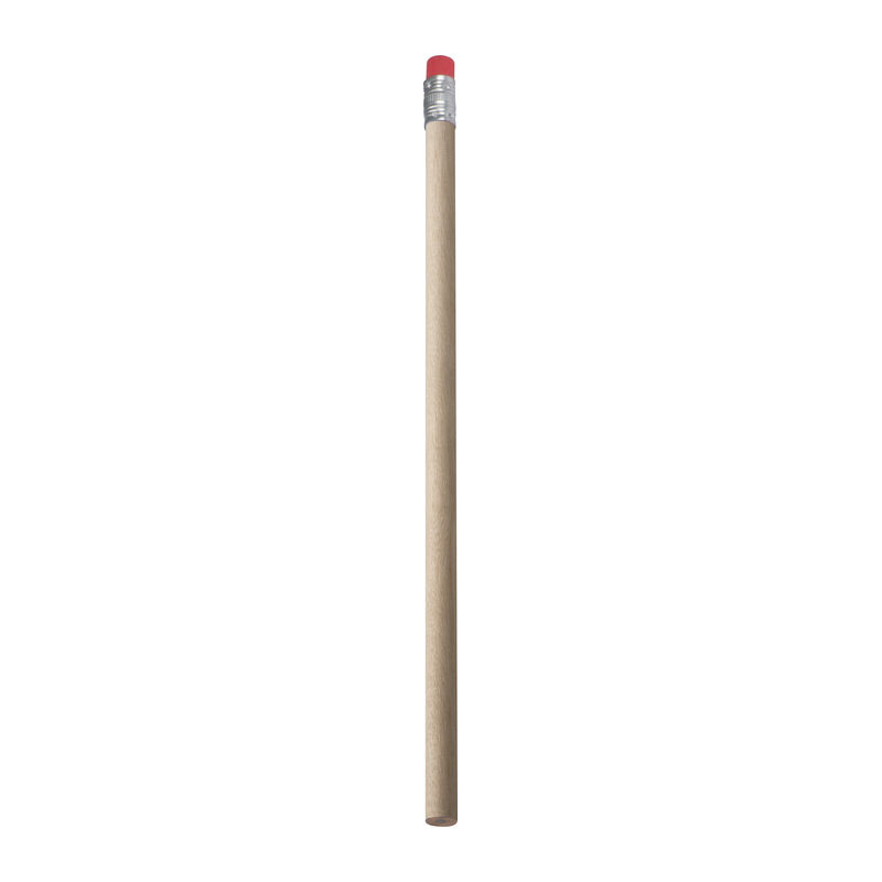 Pencil with rubber
