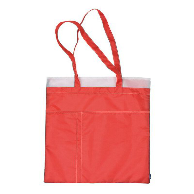 Shopping bag with stitching