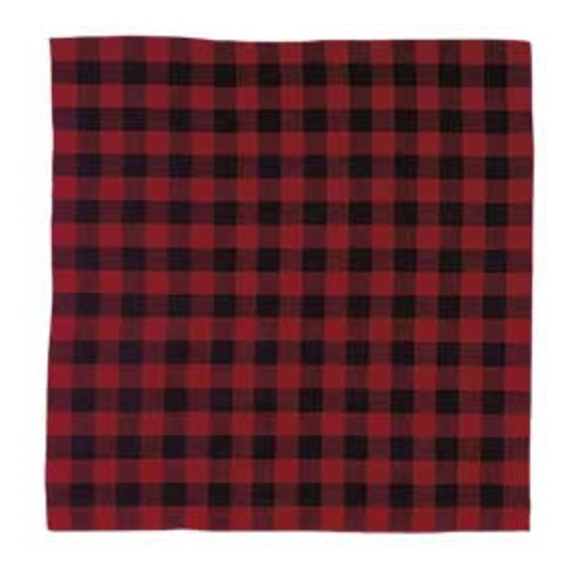 Square Handkerchief Cachirulo LOTTO RED-BLACK Adult