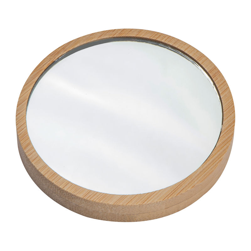 Bamboo makeup mirror