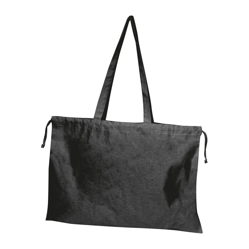 Organic cotton bag with fastener