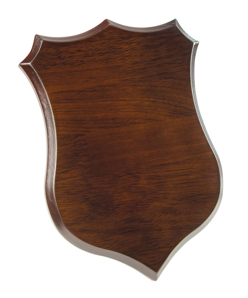 PLAQUE WALNUT SHIELD 180X250X15 MM