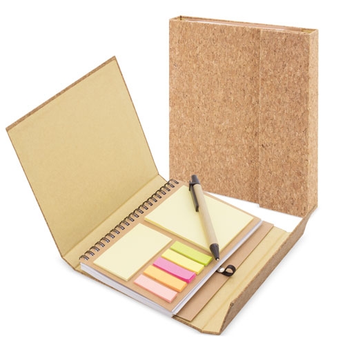 MAGNETIC CORK NOTEBOOK 