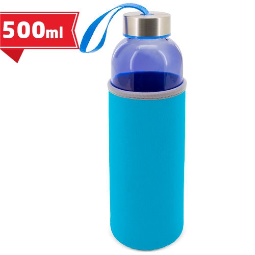 COLORED GLASS BOTTLE-FLASK ZAS