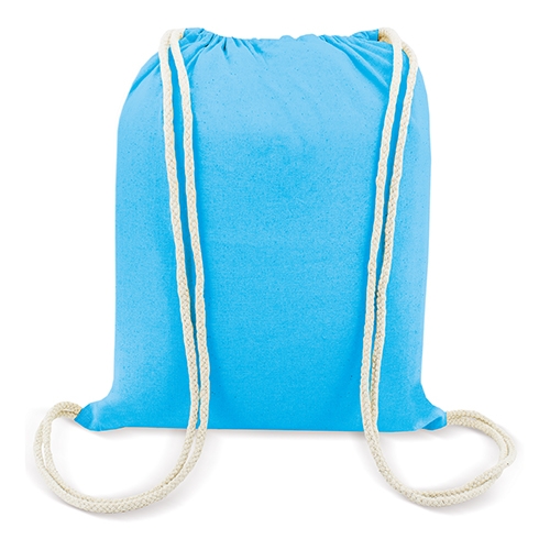 TURQUOISE COTTON BACKPACK