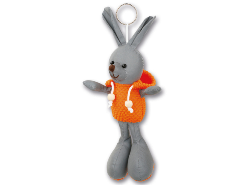 MATTY plush toy keyring - reflective, Orange